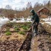 Уход за садом в период таяния снега: защита от подтопления
